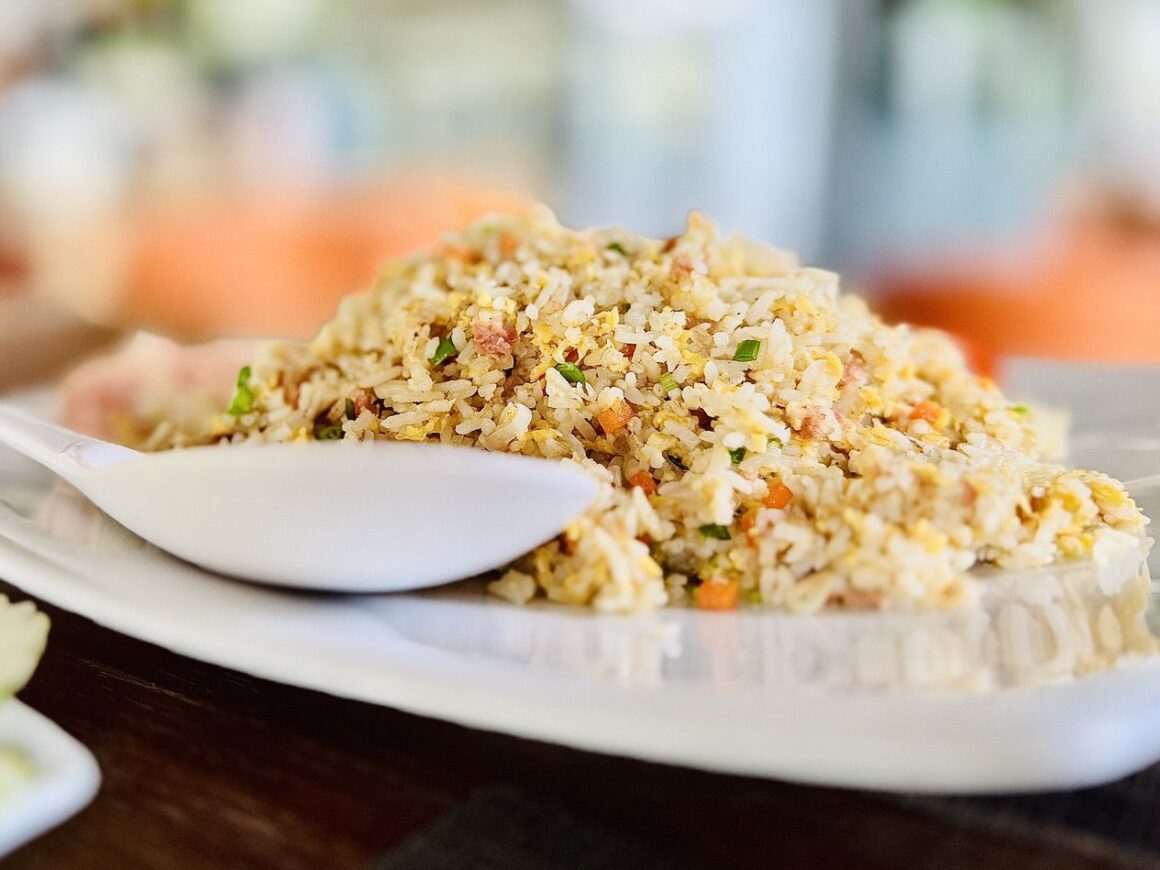 Rain Forest Cafe Fried Rice with Nan Sausage