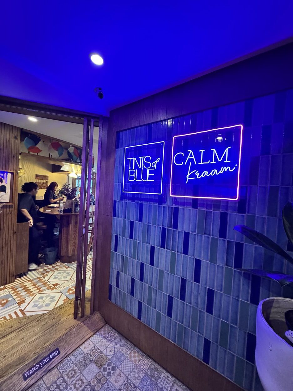 Tint of Blue Hotel Entrance